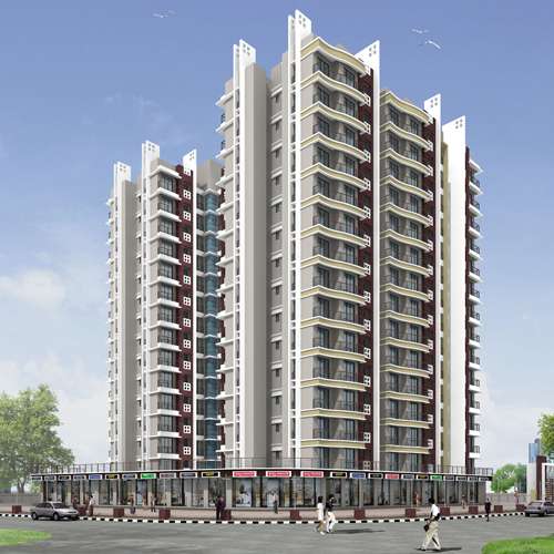 An Exterior view of Sai Enclave Phase 1 Project by Radheya Construction Company